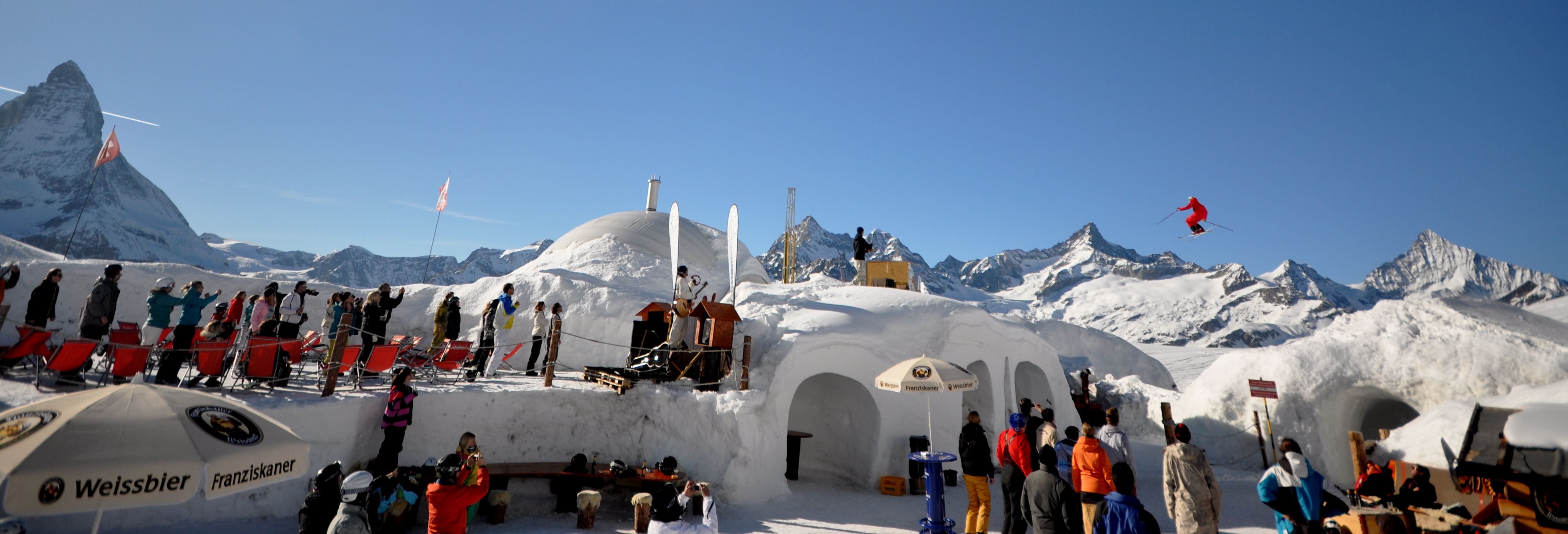 Iglu Dorf Zermatt Gornergrat Bahn