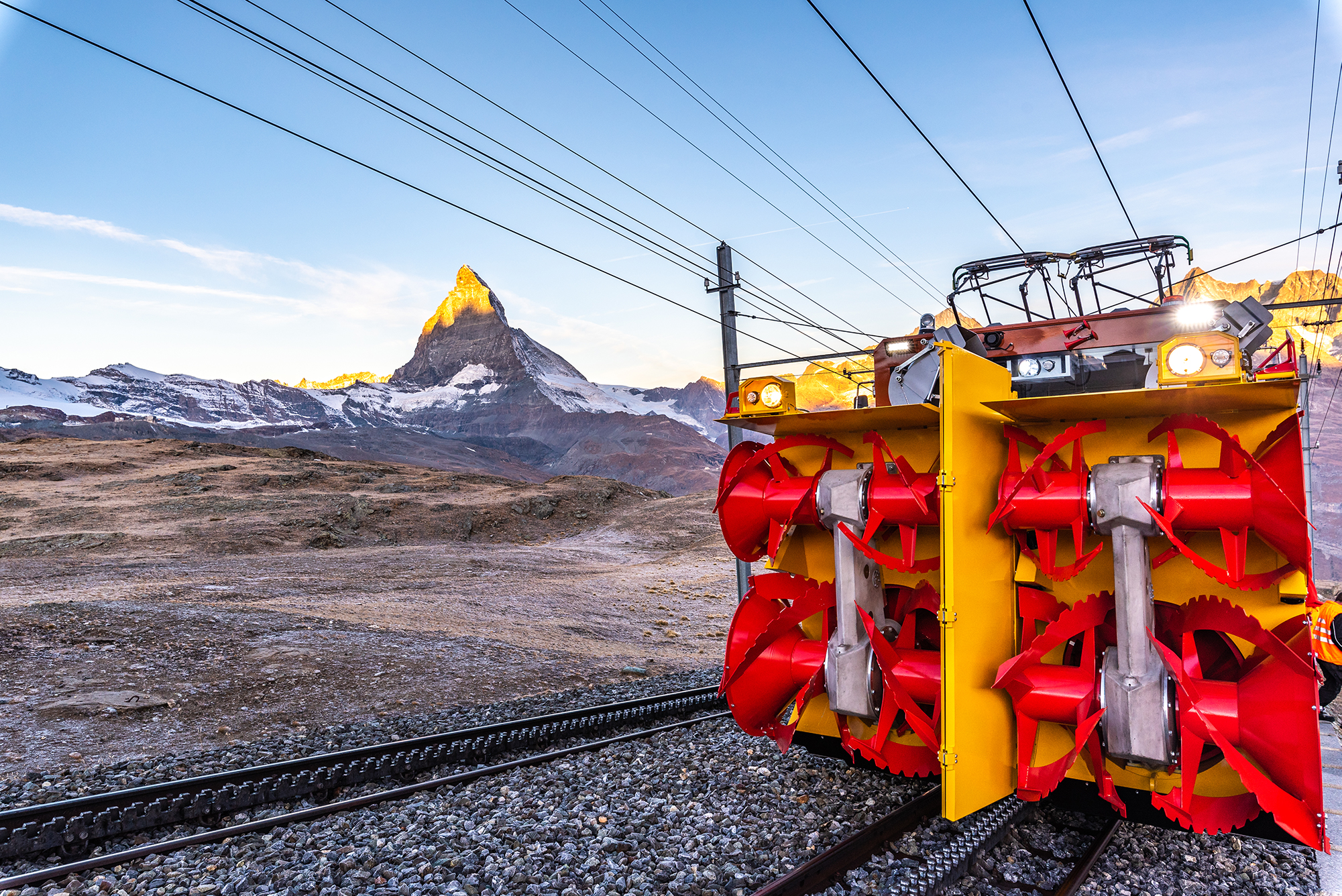 Fit für den Winter Gornergrat Bahn